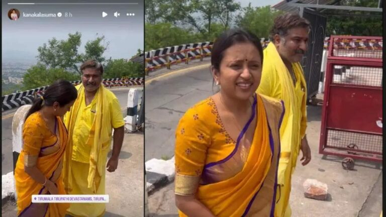 Suma Kanakala : తిరుమలలో సుమ దంపతులు.. వెంకటేశ్వర స్వామి మాలలో రాజీవ్ కనకాల..