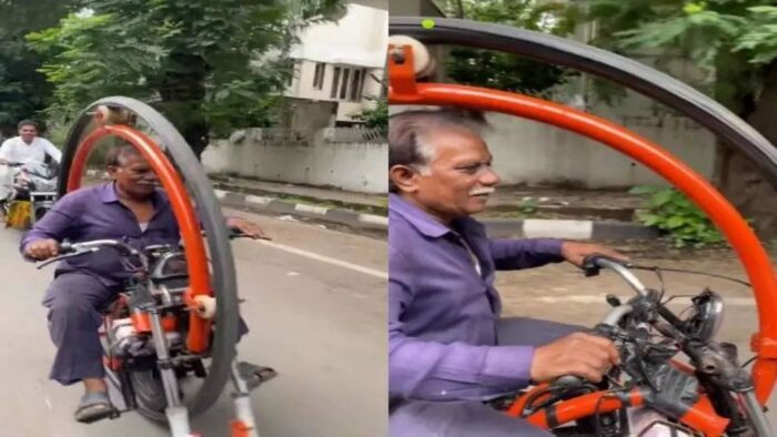 Viral Video : వారెవ్వా.. మస్త్ నడుపుతున్నావ్ కాక.. వీడియో వైరల్..