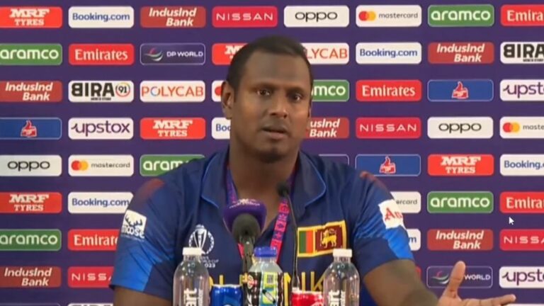 Angelo Mathews Wicket: నా పదిహేనేళ్ల కెరీర్‌లో.. ఇంత దిగజారిపోయిన జట్టును ఎప్పుడూ చూడలేదు: మాథ్యూస్‌