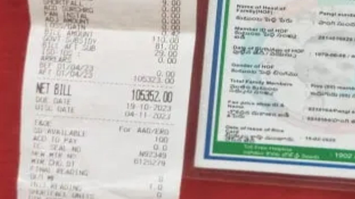 Electricity Bill: పేద రైతుకు ‘కరెంట్ బిల్లు’ షాక్.. రెండు బల్బులకు లక్ష 5 వేలు!