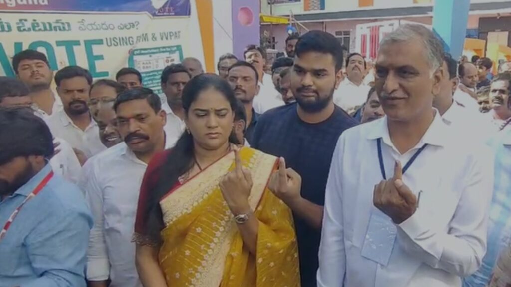 Harish Rao Cast His Vote