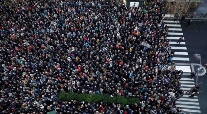 Israel Hamas War: గాజా యుద్ధం యూరప్‌లో ఉద్రిక్తత.. లండన్‌లో  ర్యాలీ