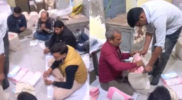 Madhyapradesh: మధ్యప్రదేశ్లో పోస్టల్ బ్యాలెట్ ట్యాంపరింగ్.. సోషల్ మీడియాలో వీడియో వైరల్