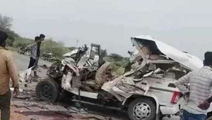 Road Accident: రాజస్థాన్‌లో ఘోర రోడ్డు ప్రమాదం..ఆరుగురు పోలీసులు మృతి