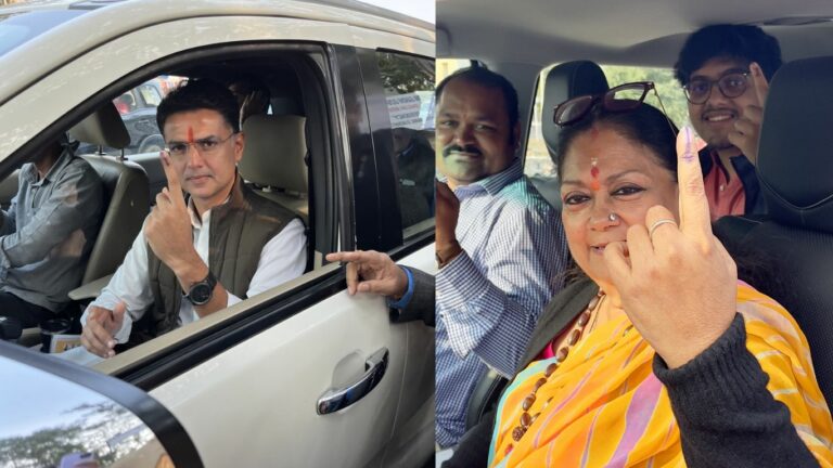 Rajasthan Elections 2023: రాజస్థాన్‌లో ఓటేసిన ప్రముఖులు.. 9 గంటల వరకు 9.77 శాతం పోలింగ్‌!