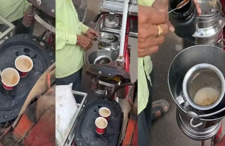 Viral Video : ఏం క్రియేటివి బాసూ .. ఇలాంటి కాఫీని జీవితంలో తాగి ఉండరు..