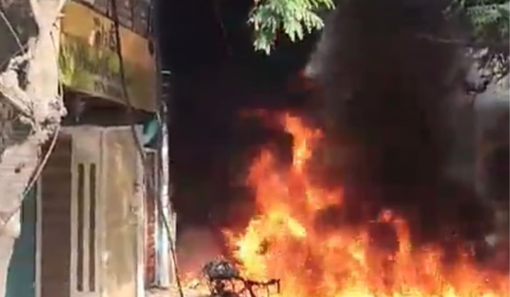 Fire Accident At Kaleshwaram