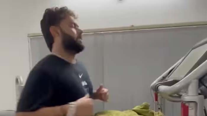 Rishabh Pant: స్పెషల్ ట్రెడ్‌మిల్‌పై రిషబ్ పంత్ రన్నింగ్.. వీడియో వైరల్