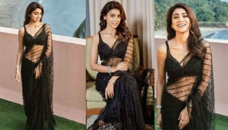 Shriya Saran : బ్లాక్ శారీలో నడుము, నాభి అందాలతో శ్రీయా అరాచకం..