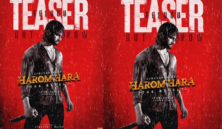 Haromhara: మాస్ సంభవం మొదలుపెట్టిన సుధీర్ బాబు.. టీజర్ అదిరిపోయింది