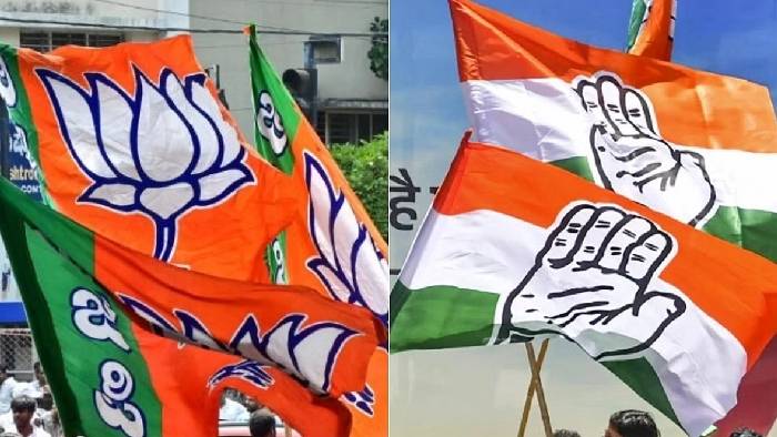 BJP-Congress: బీజేపీకి 3 రాష్ట్రాలు, కాంగ్రెస్‌కి తెలంగాణ..
