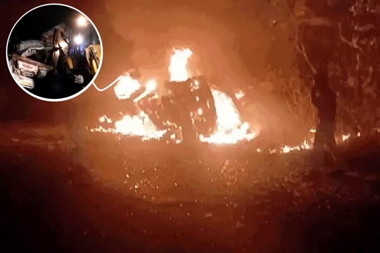 Fire Accident : ఘోర ప్రమాదం .. బస్సులో చెలరేగిన మంటలు..13 దుర్మరణం..