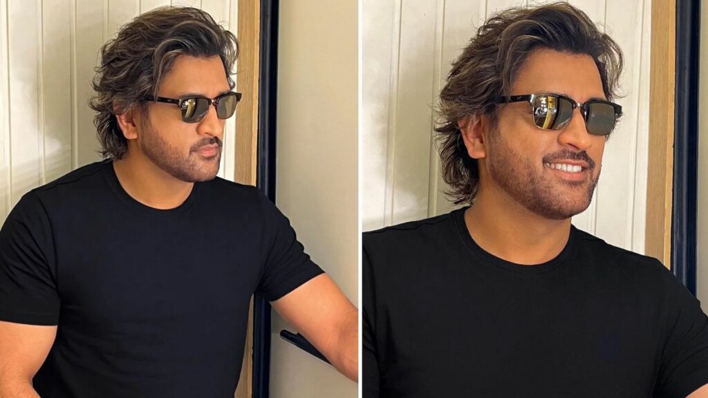 Ms Dhoni New Hairstyle