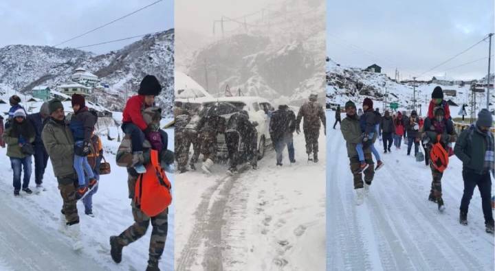 Sikkim: మంచులో చిక్కుకుపోయిన 800 పర్యాటకులు