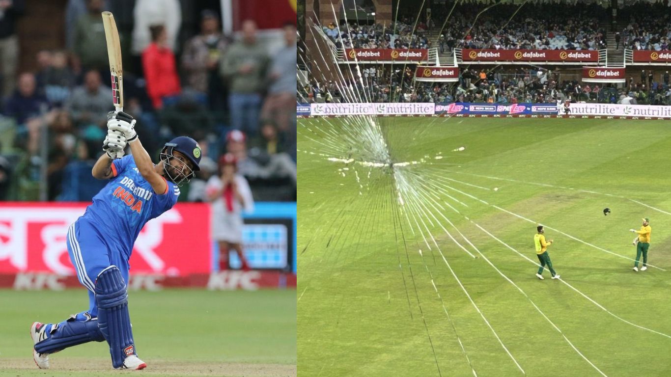 Rinku Singh Six: రింకూ సింగ్‌ పవర్‌ఫుల్ షాట్.. బాక్సులు బద్దలు! వీడియో వైరల్