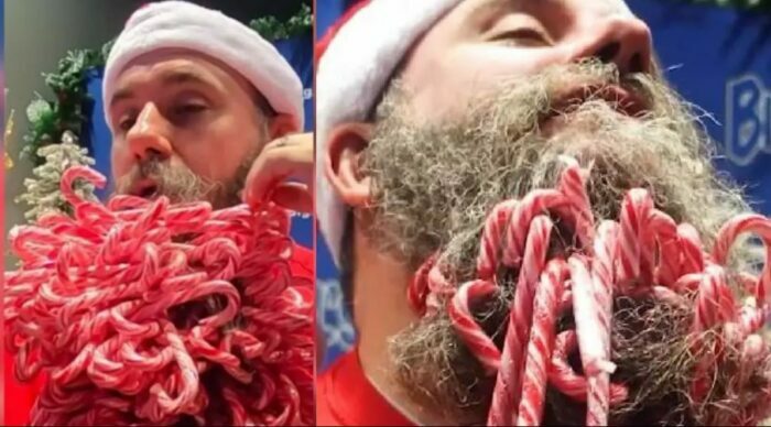 World Records: వామ్మో .. క్యాండీలను గడ్డానికి గుచ్చి వరల్డ్ రికార్డ్ ను బ్రేక్ చేశాడు..