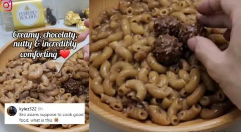 Viral Video : చాక్లేట్ తో పాస్తాను ఎప్పుడైన ట్రై చేశారా? ఏం టేస్ట్ రా బాబు..