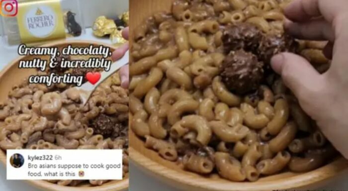 Viral Video : చాక్లేట్ తో పాస్తాను ఎప్పుడైన ట్రై చేశారా? ఏం టేస్ట్ రా బాబు..