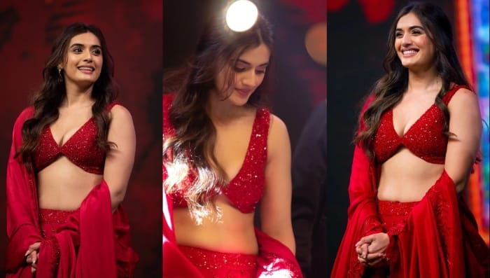 Divyansha Kaushik: రెడ్ డ్రెస్సులో హాట్ మిర్చీలా హీటేక్కిస్తున్న నాగచైతన్య హీరోయిన్..