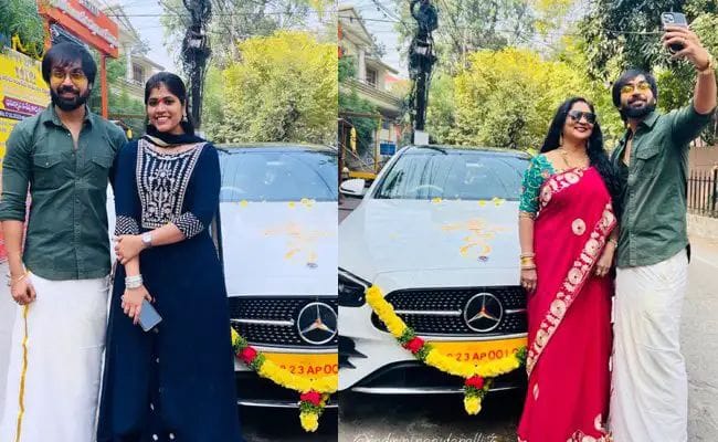 Nagulapalli Maanas : మొన్నపెళ్లి.. నేడు బెంజ్ కారు.. అదిరిందయ్యా మానస్..