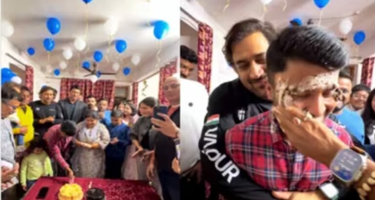 MS Dhoni : ఫ్రెండ్ బర్త్ డే పార్టీలో సందడి చేసిన ధోని.. వీడియో వైరల్..