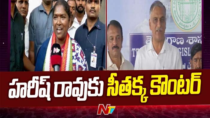Minister Seethakka: హరీష్ రావు వ్యాఖ్యలకు మంత్రి సీతక్క కౌంటర్