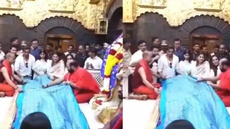 Shah Rukh Khan : షిరిడి సాయిబాబా మందిరంలో షారుఖ్ ఖాన్ ప్రత్యేక పూజలు.. వీడియో వైరల్..
