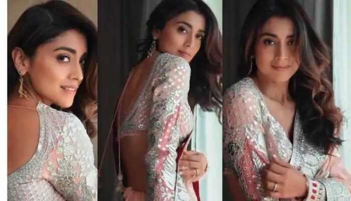 Shriya Saran: శారీలో కొంటె చూపులతో కవ్విస్తున్న శ్రీయా శరన్..