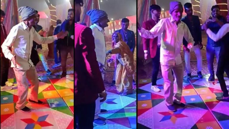 Viral Video: వామ్మో.. ఆ ఊపుడేంది తాత.. పెళ్లిలో డ్యాన్స్ ఇరగదీసిండు..