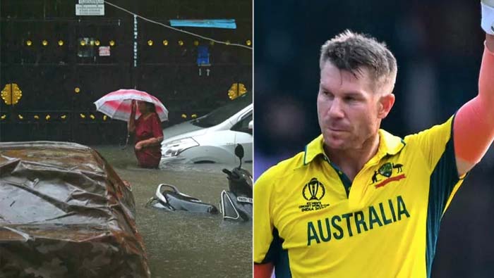 David Warner: చెన్నైపై మిచౌంగ్ తుపాన్ విధ్వంసం.. డేవిడ్ వార్నర్ పోస్ట్