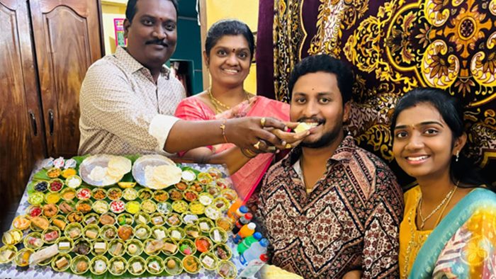 Viral News: సంక్రాంతి స్పెషల్.. 150 రుచులతో అల్లుడికి అత్తమామలు విందు..!