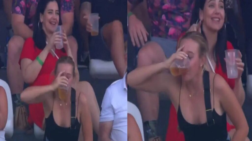 Girl Drinking Beer In Sa20 League