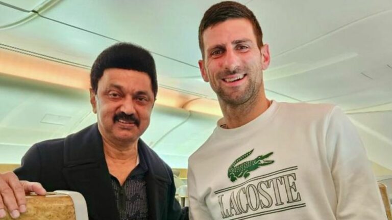 MK Stalin-Djokovic: ఆకాశంలో ఆశ్చర్యం.. టెన్నిస్‌ దిగ్గజం నొవాక్‌ జొకోవిచ్‌ను కలిసిన త‌మిళ‌నాడు సీఎం!
