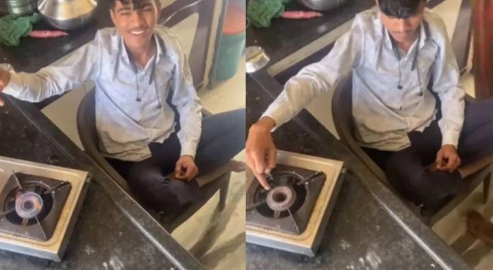 Viral Video :  గ్యాస్ స్టవ్ ఇలా చేతితో వెలిగించొచ్చని తెలియక.. ఇప్పటికి ఎన్ని లైటర్లు కొన్నామో