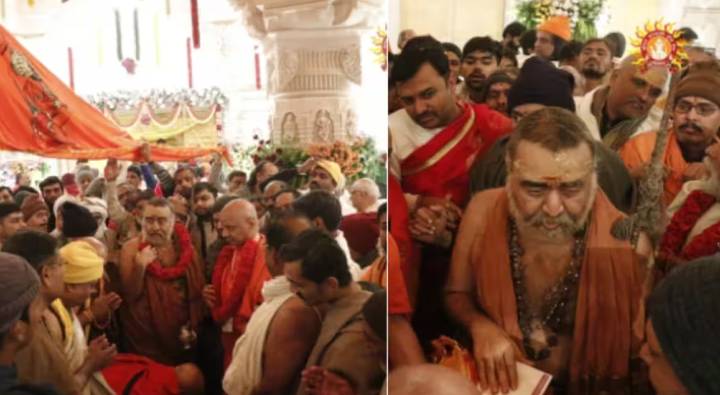 Ram Mandir : అయోధ్యకు చేరుకున్న కంచి పీఠాధిపతి శంకరాచార్య, స్వామి విజయేంద్ర సరస్వతి