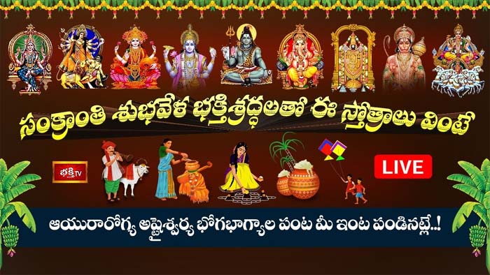Bhakthi Stotram: సంక్రాంతికి ఈ స్తోత్రాలు వింటే మీ ఇంట ఆయురారోగ్య అష్టైశ్వర్య భోగభాగ్యాలు కలుగుతాయి.