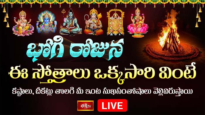Sunday Stotram: భోగి రోజున ఈ స్తోత్రాలు వింటే సుఖసంతోషాలు వెల్లివిరుస్తాయి.
