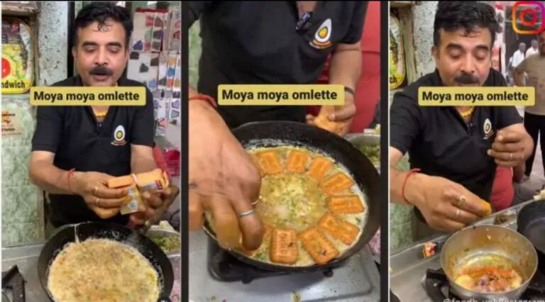Viral video : వార్నీ ఏంట్రా ఇది..బిస్కెట్స్ తో ఆమ్లెట్.. వీడియో చూస్తే షాక్ అవుతారు..