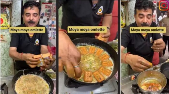 Viral video : వార్నీ ఏంట్రా ఇది..బిస్కెట్స్ తో ఆమ్లెట్.. వీడియో చూస్తే షాక్ అవుతారు..