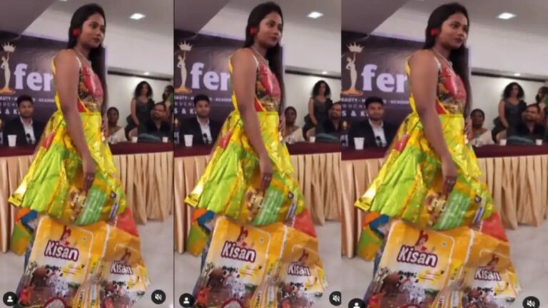 Viral Video : వావ్.. ఫ్యాషన్ షోలో రైతుబిడ్డ చేసిన పనికి నెటిజన్స్ ఫిదా..