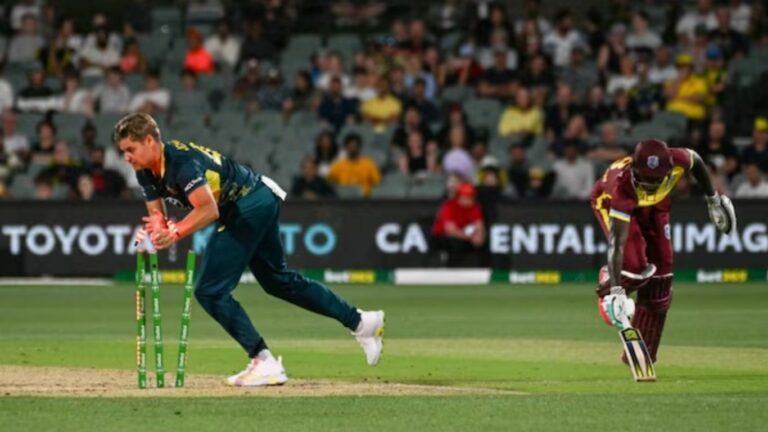 AUS vs WI: అంతర్జాతీయ క్రికెట్‌లో విచిత్రకర సంఘటన.. అప్పీల్‌ చేయలేదని..! వీడియో వైరల్