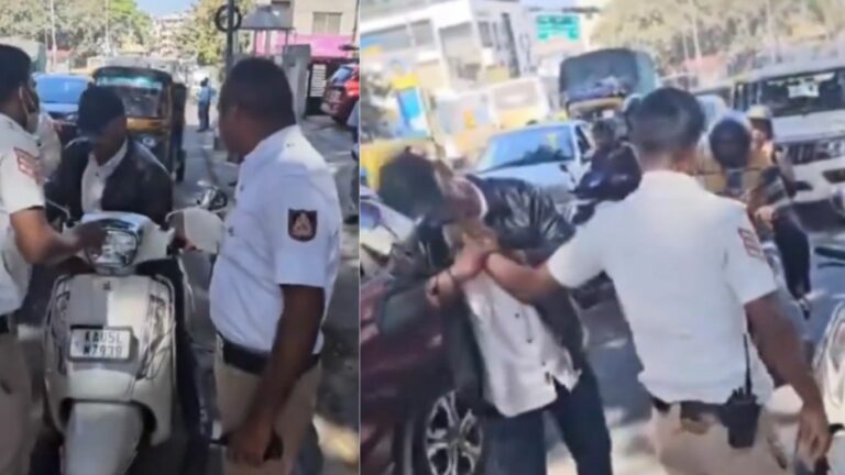 Viral Video: స్కూటీని ఆపినందుకు.. ట్రాఫిక్ కానిస్టేబుల్ వేలు కొరికిన వ్యక్తి!