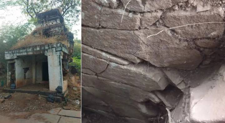 Anantapuram : ‘ఆలయంలో నిధి’… గర్భగుడి మొత్తాన్ని తవ్విన ఆగంతకులు