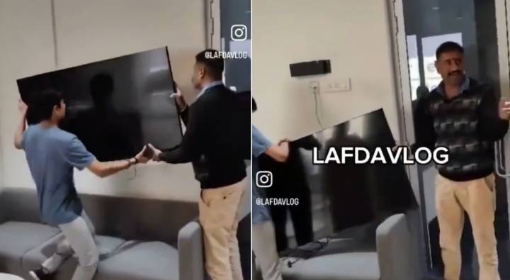 Byjus : చెల్లించిన ఫీజు రీఫండ్ చేయకపోవడంతో బైజూస్ ఆఫీసులో టీవీ తీసుకెళ్లిన స్టూడెంట్స్