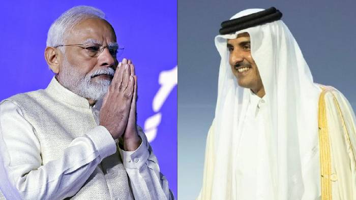 PM Modi: మాజీ నేవీ అధికారుల ఉరిశిక్ష రద్దు తర్వాత ఖతార్ ఎమిర్‌తో పీఎం మోడీ చర్చలు..
