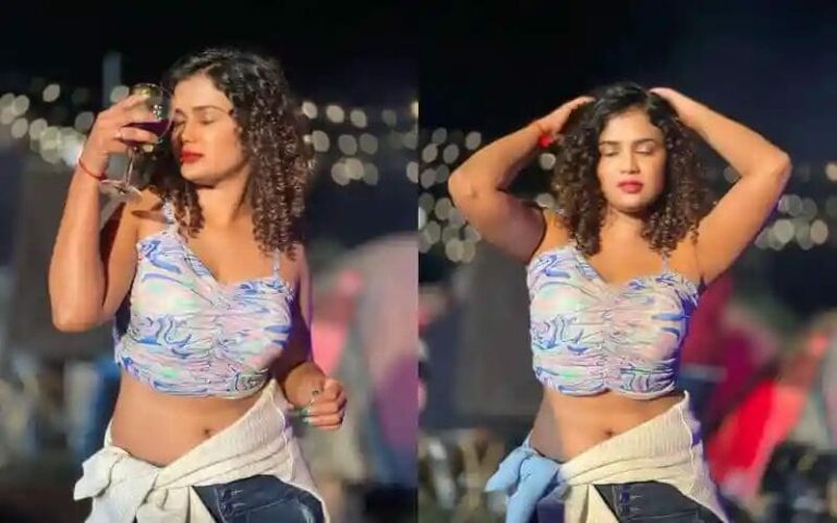 Ariyana Glory : వామ్మో ఏందీ అరియనా అరాచకం.. చేతిలో మందు గ్లాస్ తో రచ్చ..