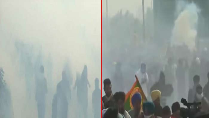 Farmers Protest: ఢిల్లీ సరిహద్దులో రైతుల ఆందోళన.. టియర్ గ్యాస్ ఉపయోగించిన పోలీసులు