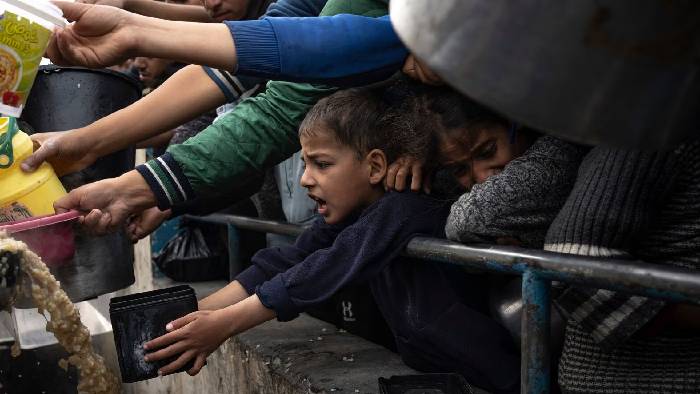 Israel-Hamas War: గాజాలో ఆకలి కేకలు.. కలుపు మొక్కలు, పశుగ్రాసమే ఆహారం..