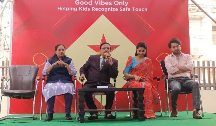 యండమూరితో కృష్ణ ముకుంద మురారి టీమ్.. స్కూల్ పిల్లలకి గుడ్ టచ్ బ్యాడ్ టచ్ అవేర్‌నెస్‌ పోగ్రామ్..