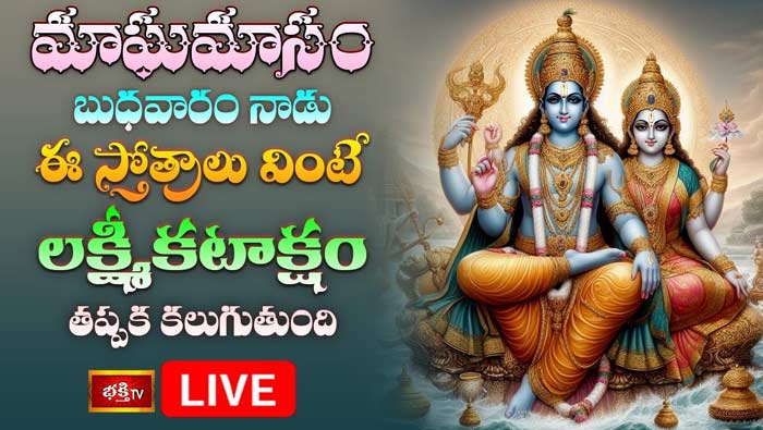 Bhakthi TV:  నేడు ఈ స్తోత్రాలు వింటే లక్ష్మీకటాక్షం తప్పక కలుగుతుంది